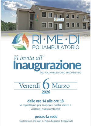 Inaugurazione poliambulatorio